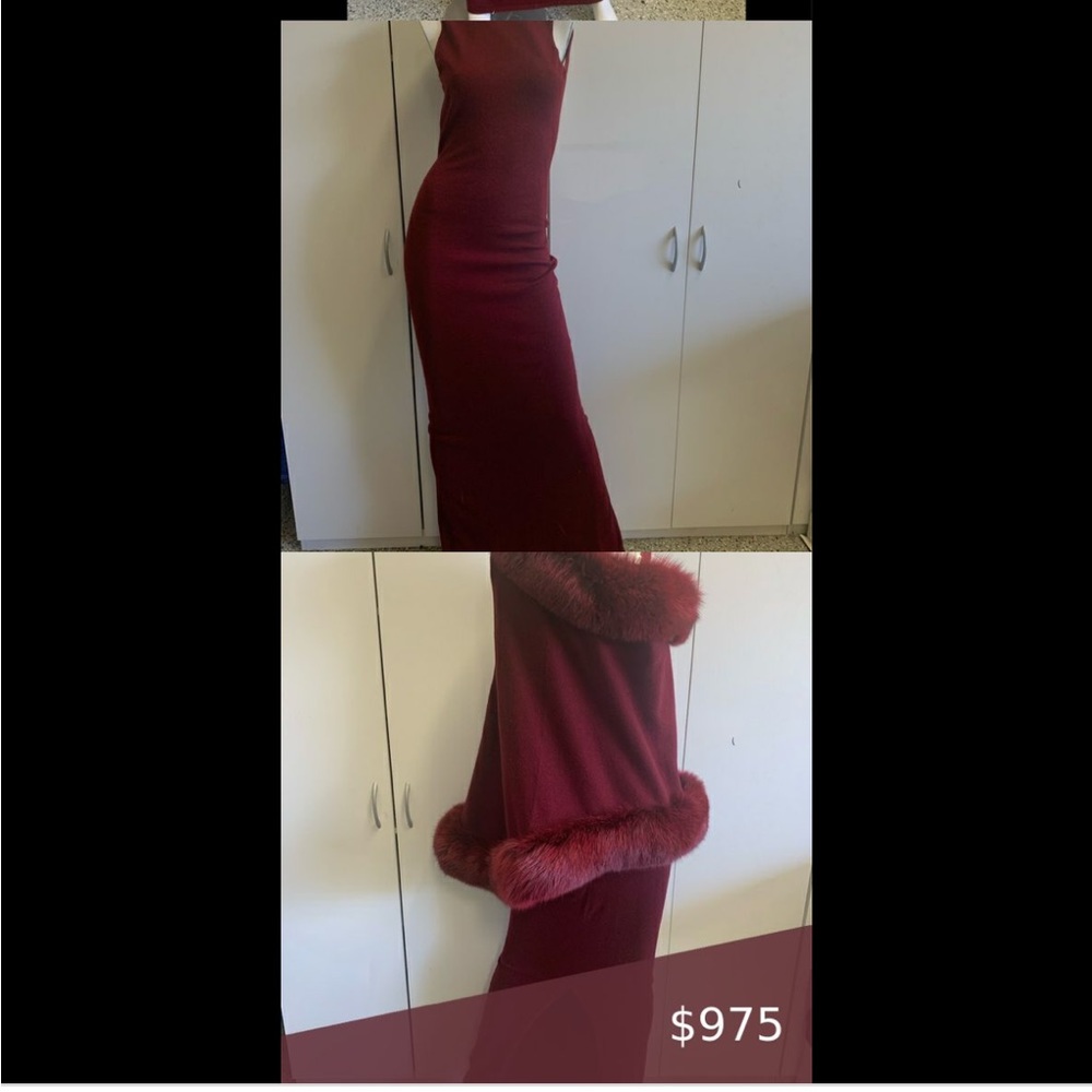ISO!! H by Halston dress and cape!!